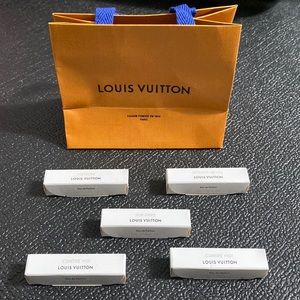 Louis Vuitton Perfume Samples and Bag